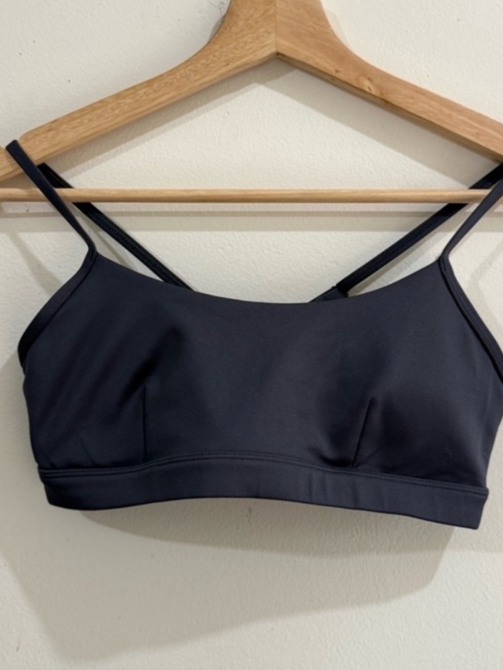 ALO Yoga Black Strappy Sports Bra